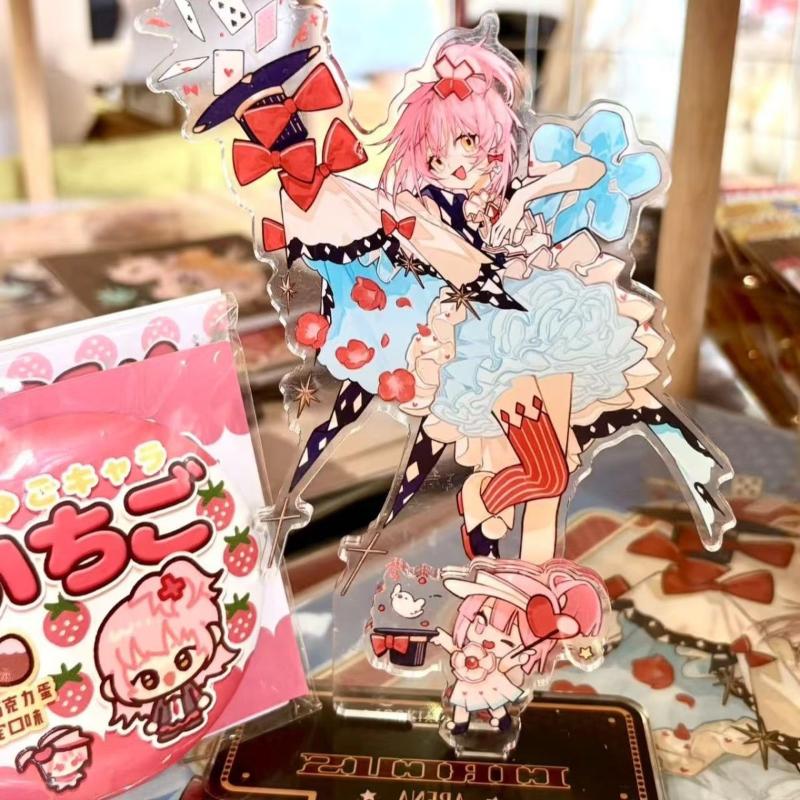

Anime Shugo Chara Hinamori Amu Tsukiyomi Utau Cosplay Figure Stand Kawaii Acrylic Standing Plate Accessories Ornament Props 10cm