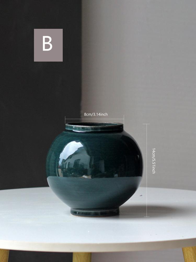 

Дизайнер Удивленный Тихий Ветер Новый Китайский Дзен Чай Космос Настольный Орнамент Керамическая Банка Луна Керамическая Банка (3 цвета)