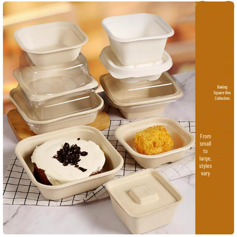 6-inch Disposable Cake & Burger Takeaway Box Set