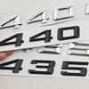 3D ABS Car Letters Logo 435i 440i Badge Sticker Rear Trunk Emblem Decals For BMW 4 Series 435i 440i F32 F33 F36 Atuo Accessories