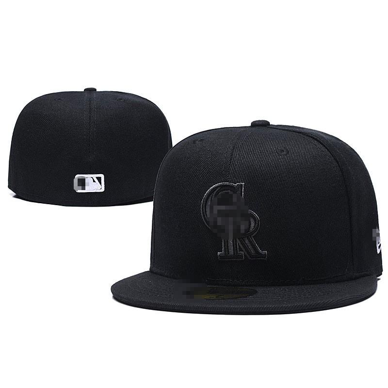 MLB Baseball Commemorative Fitted Hat American League Flat Brim Cap Fashion Sizes