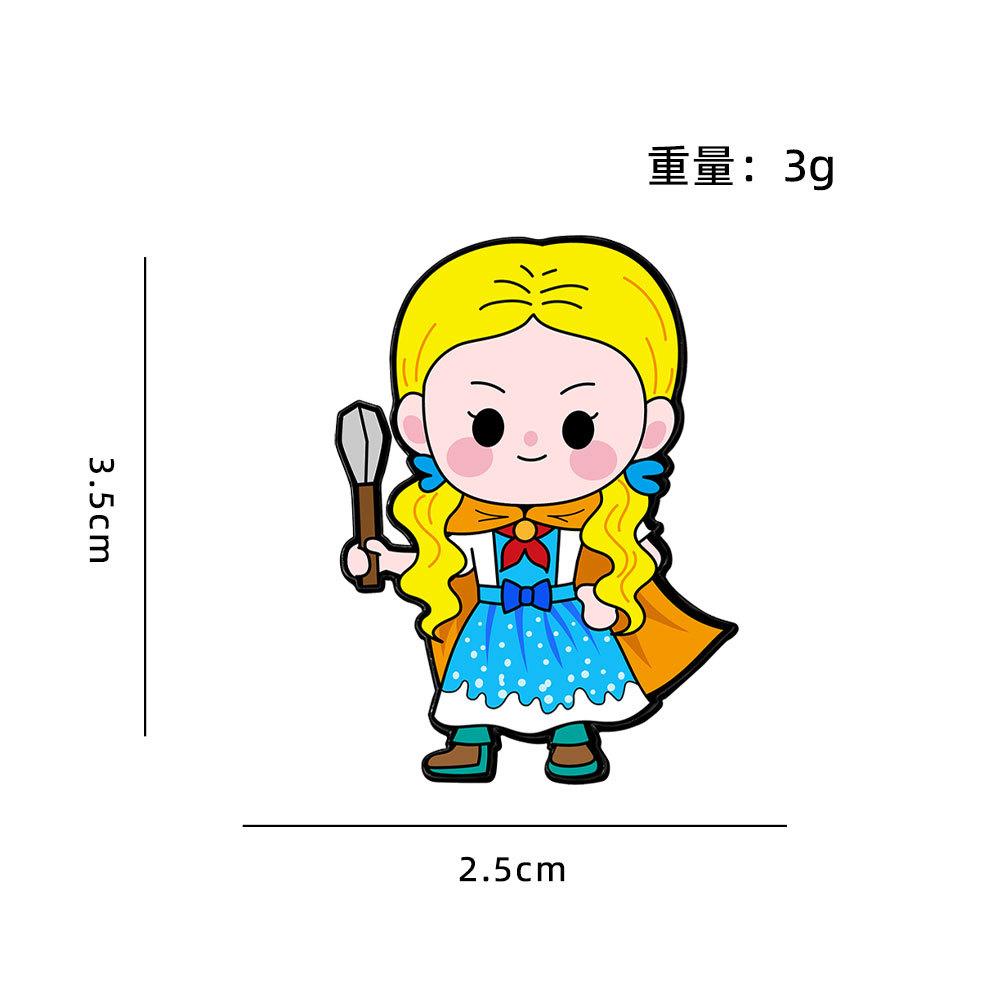 Adorable Q-version Cartoon Enamel Pins Cartoon Women's Brooches Men Lapel Pins Badge on Backpack Costume Accessories Jewelry Gifs