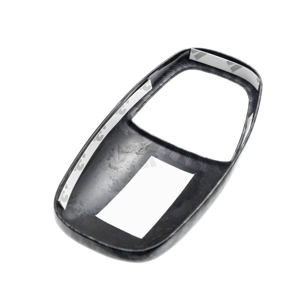 Car Gear Knob Cover Trim Sticker Carbon Fiber Print Shift Hand Ball Decoration for Dodge Challenger Charger SRT 2015-2025