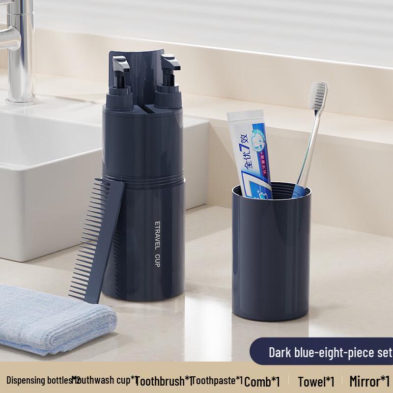 Etravel Portable 8-in-1 Travel Toiletry Set