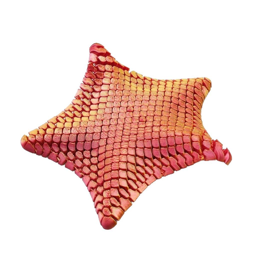 צעצוע Fidget קישוט שולחני גמיש אמנות מודפסת בתלת מימד כוכבת ים מפרקית הקלה על מתח מתנה לילדים ומבוגרים צעצועים ויזואליים