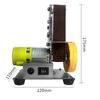 110V/220V Desktop Vertical Mini Electric Abrasive Belt Sandpaper Polishing Machine DIY Angle Grinder Sharpening Machine
