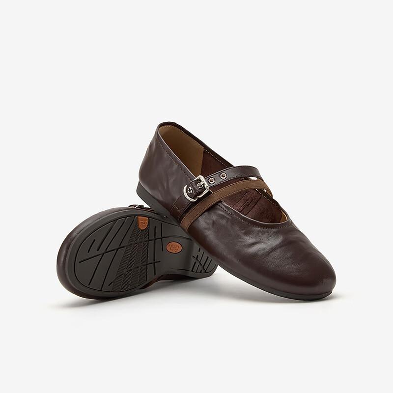 Bata Twin Secret Mary Jane Shoes for Women Casual Lambskin Soft Sole Flats