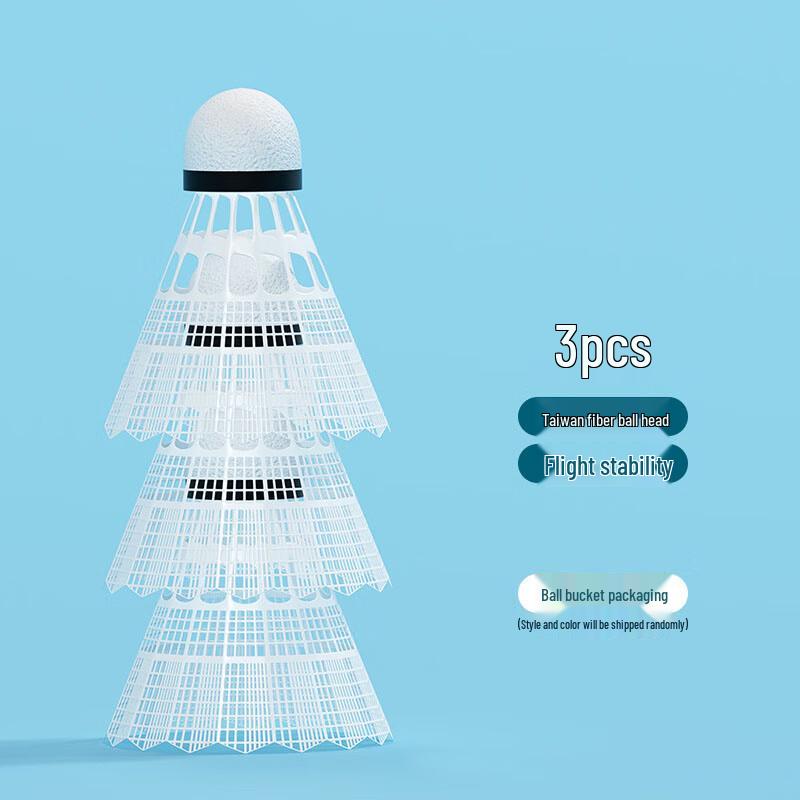 WEZHO Kids Foam Head Nylon Badminton Shuttlecocks - 5 x 3-Pack