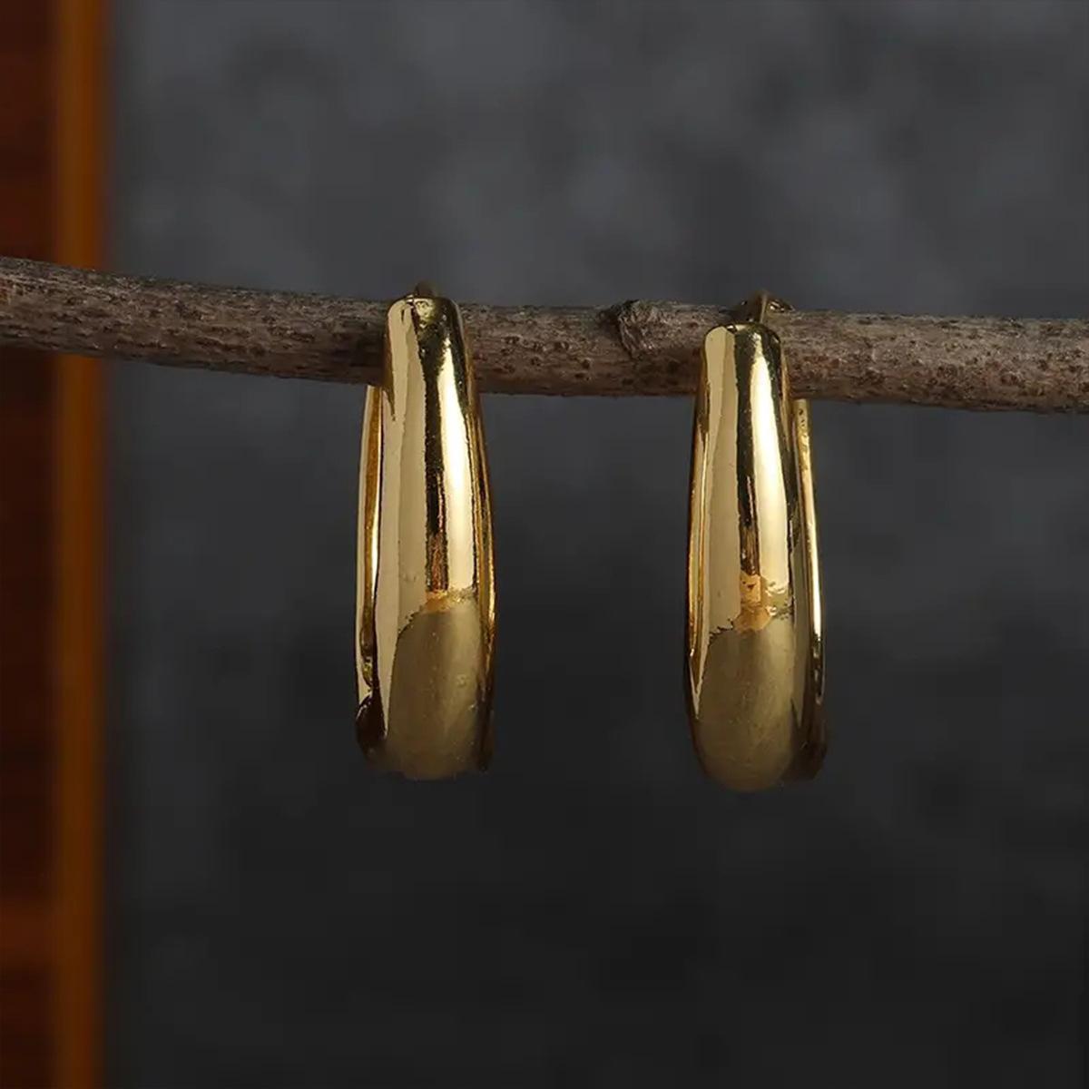 

Розкішні нові жіночі сережки Ретро модні креативні жіночі сережки золотий