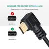 Micro USB Data Cable 5.9 Inch 90 Degree Left Angle USB 2.0 A Male To Micro B Left & Left Angle for Syncing Charging Smartphones, GPS, External Hard