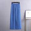 Knitted 2 Piece Set Women's Thick Warm Casual Pullover Sweaters+Wide Leg Pants Tracksuits Outfits Autumn Winter