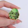 Cartoon Character Enamel Pins Custom Scary Skeleton Brooches Lapel Badges Cartoon Animal Jewelry Gift for Friends