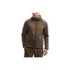 FILA Solid Color Hooded Casual Knit Jacket Men jackets Caramel F11M412503F-BN