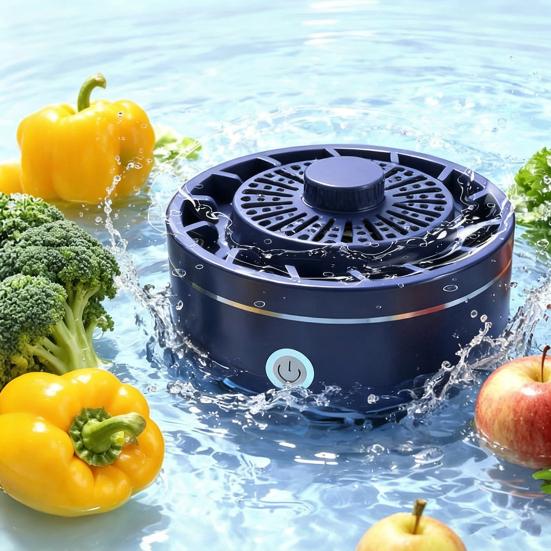 Fruit Vegetable Washing Machine Large Capacity Fruit Washer with Smart Sensor Rotatable Fruit And Vegetable Purifier One-Touch Operation Fresh Produce