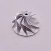 HX40/HX40W Turbo Billet Wheel Compressor Wheel 60x88.6x86mm-backplat-11blades Supplier AAA Turbocharger Parts