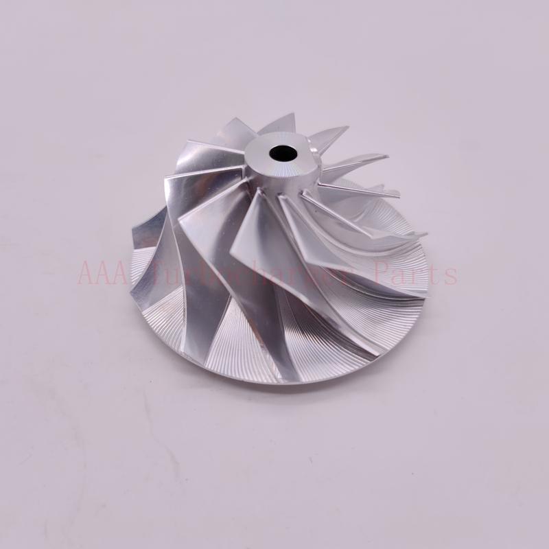 HX40/HX40W Turbo Billet Wheel Compressor Wheel 60x88.6x86mm-backplat-11blades Supplier AAA Turbocharger Parts