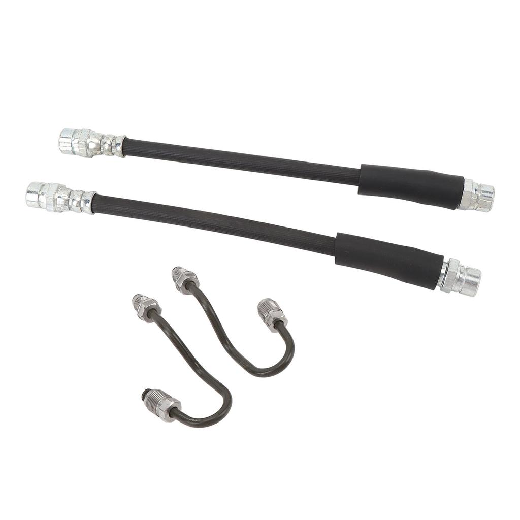 Hinterradbremsschlauch und Clips-Set 1K0611764L Metall-Gummi-Bremsleitung Bremsleitungen für MK5 MK6