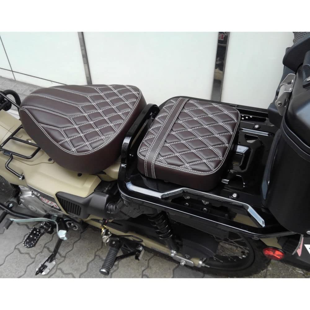 Honda Trail CT125 V2 Cushion Set for Honda Hunter Cub CT125 (Mixed Patterns/Dark Brown) (JA55/JA65)
