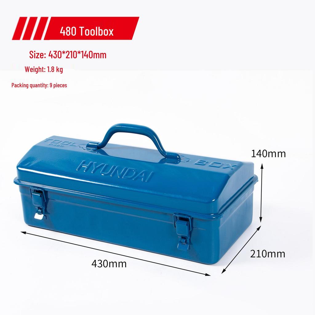 Industrial Grade Large Capacity Portable Toolbox with Multifunctional Storage for Automotive Repair