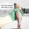 Kitchen Oil Resistant, Durable, Wear-resistant, Waterproof Rubber Gloves, Laundry and Cleaning Gloves, Silicone