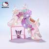 Kulomi Children's Shoes Summer New Girls' Sports Shoes New Versatile Flashing Lights Dad Shoes Single Mesh Breathable
