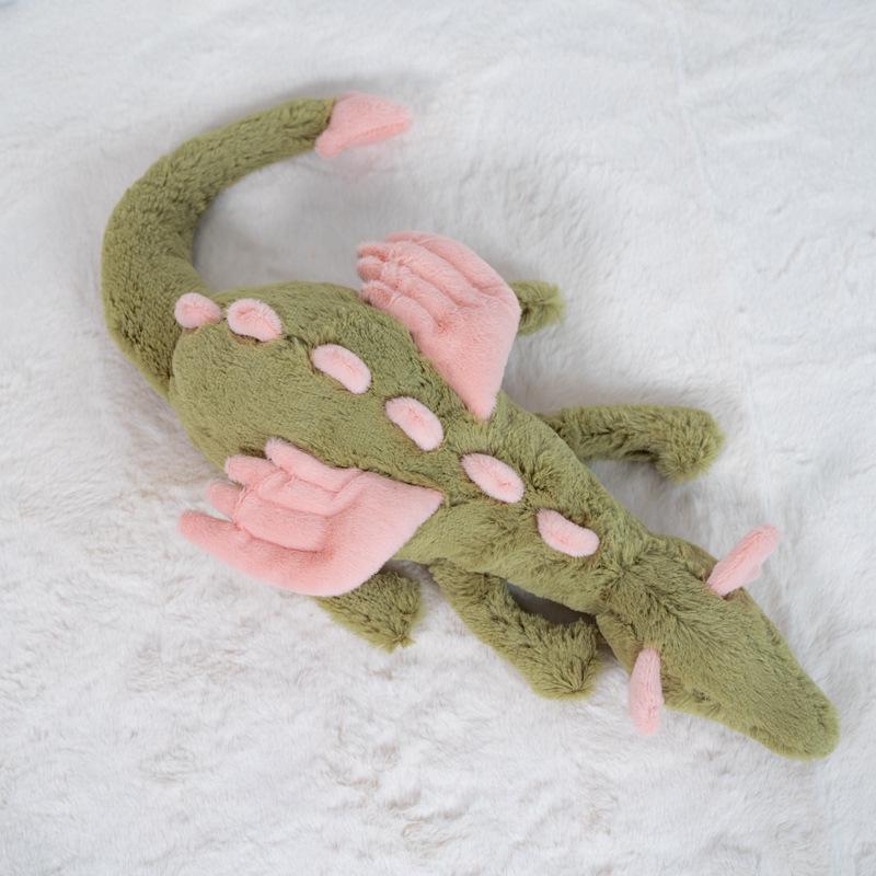 Jellycat Sky Flying Dragon Plush Toy - Snow, Blue, Pink Dragon Options for Children.