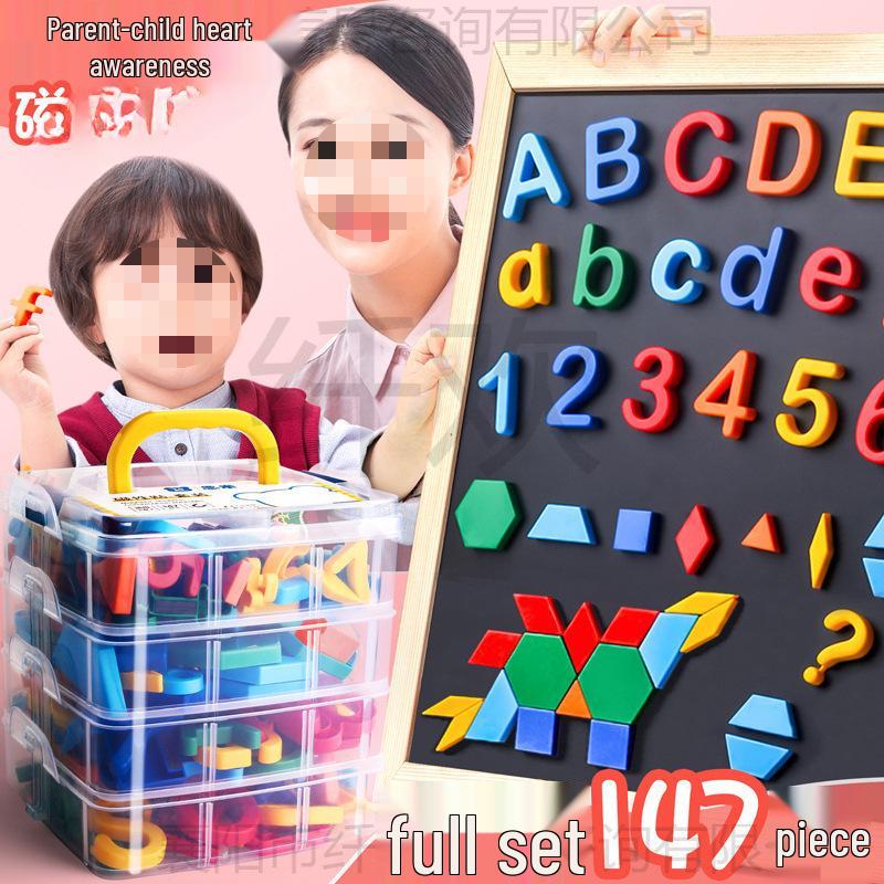 Magnetic Alphabet Stickers: 26 Uppercase & Lowercase Letters for Teaching Aids