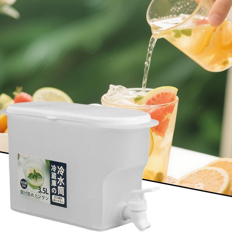 Drink Dispensers For Parties 3.5L Drinks Water Container Iced Beverage Dispensers With Spigot For Parties Beach Bar Home Outdoor