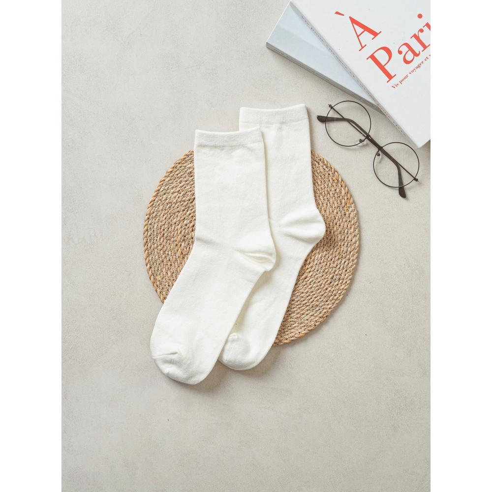

Носки Monfoot Men S basic Mid Calf SockS белые