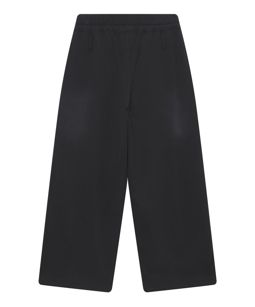 Syupeodeulai Women'S Double Fleece Washed Sweatpants Black Sdflnaq43Blk