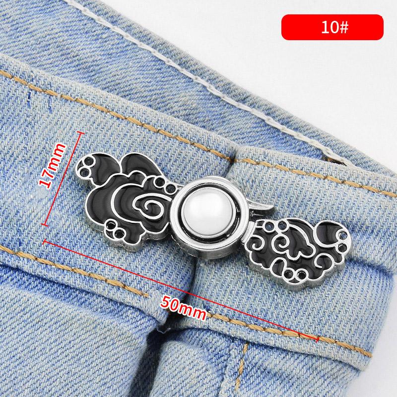 Vicolo Jeans Bianco Vita Alta Con Bottoni Dorati - Calibro Shop
