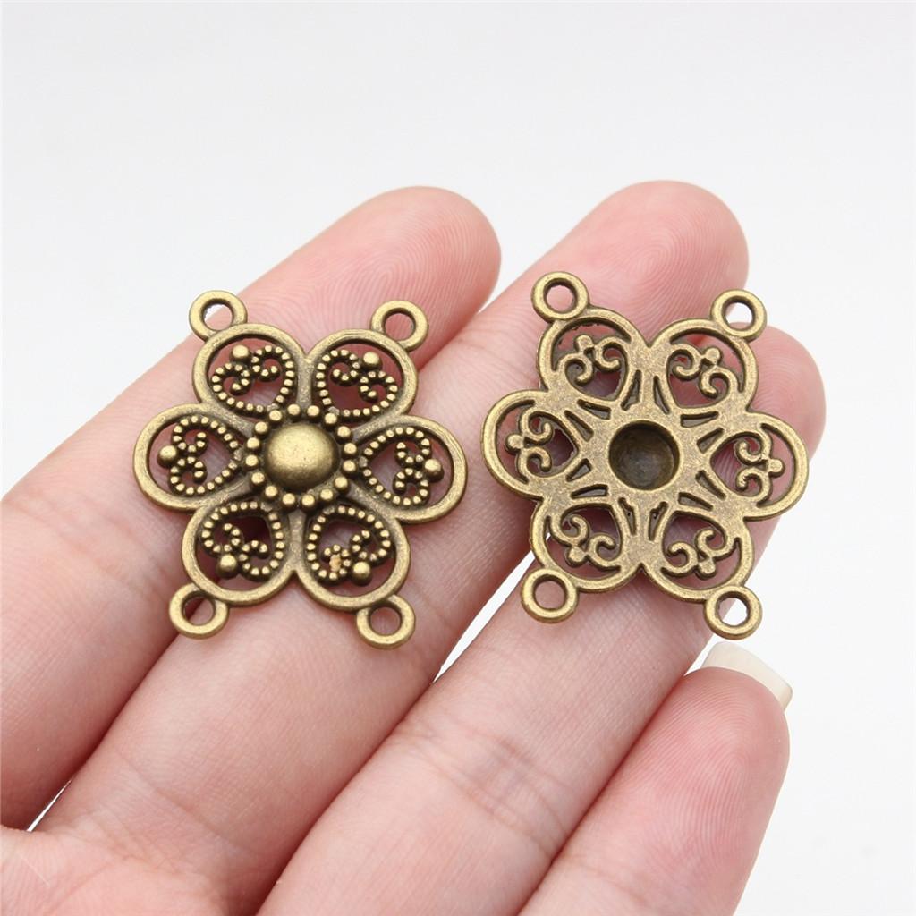 Accessories Parts Four-Hole Necklace Connector Wedding Jewelry Findings TA023