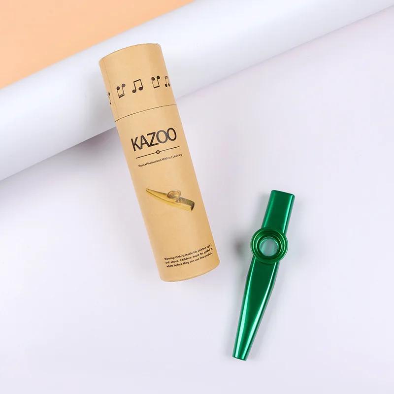 Metal Kazoos Lightweight Kazoo Flute Lightweight Harmonica Mouth Flute For Guitar Instrument Ukulele Lovers Instrument Musical
