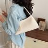 Woven Texture Shoulder Bag with Braided Handle and Soft Structure Elegant Style for Daily Wear