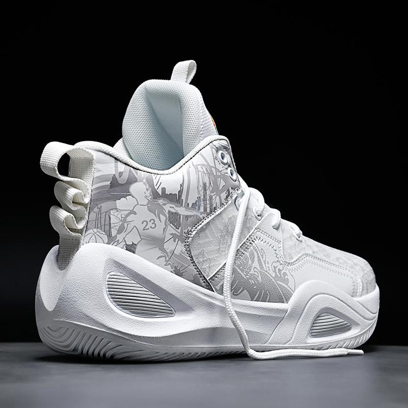 Neue Basketballschuhe für Herren Dämpfende Basketball-Sneaker für Damen High-Top Outdoor-Sportschuhe Atmungsaktive Sportschuhe