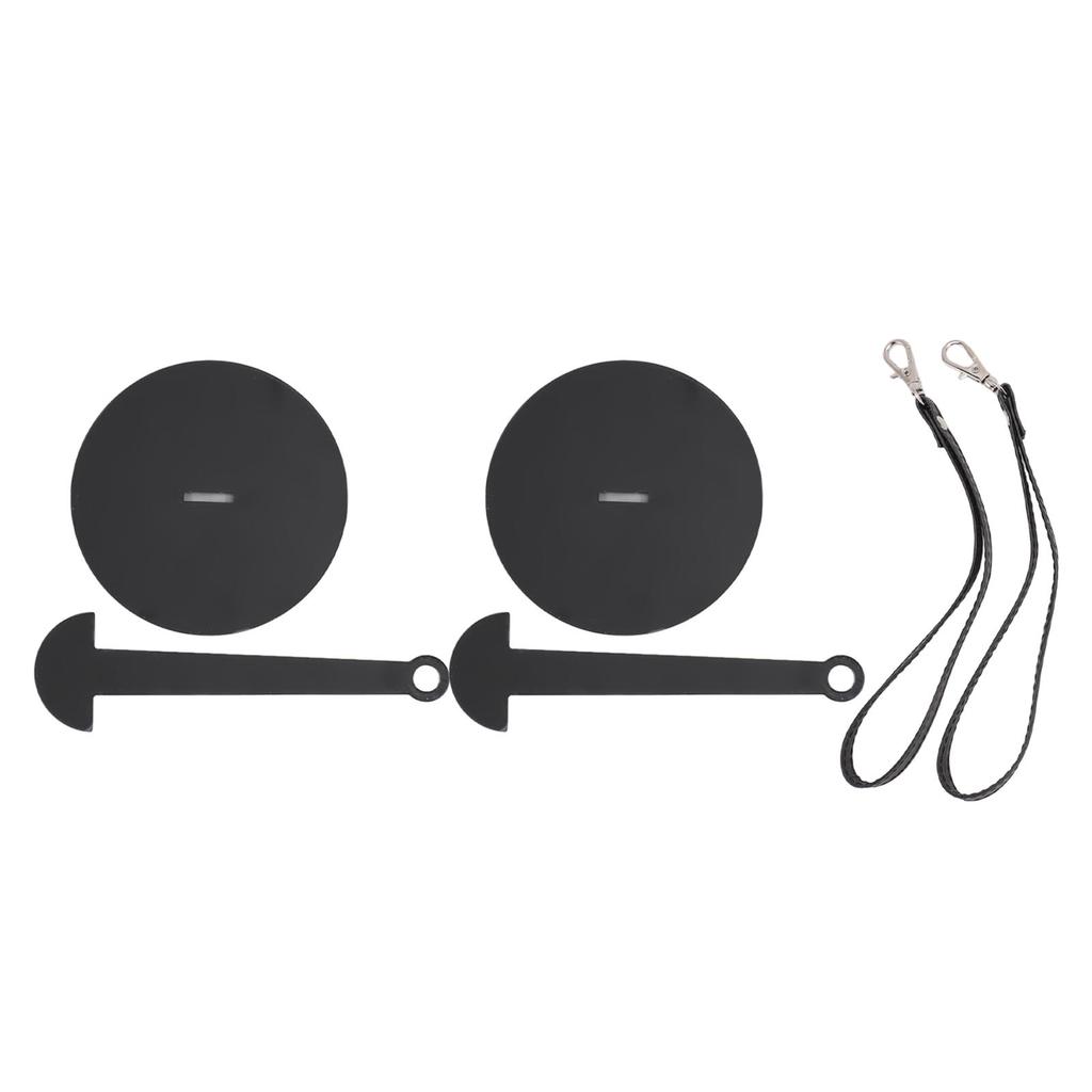 2PCS Wrist Yarn Stand Portable Thread Ball Holder Acrylic Knitting Sewing Yarn Dispenser with PU Leather Strap Black