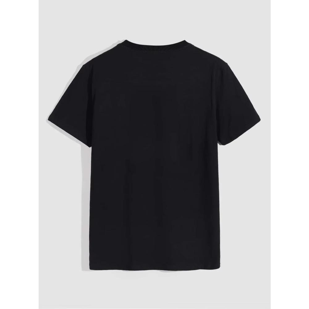 Rose Print T-Shirt for Men's Casual Crew Neck Short-Sleeve Fashion Summer T-Shirts Tops, Regular and Oversize Tees