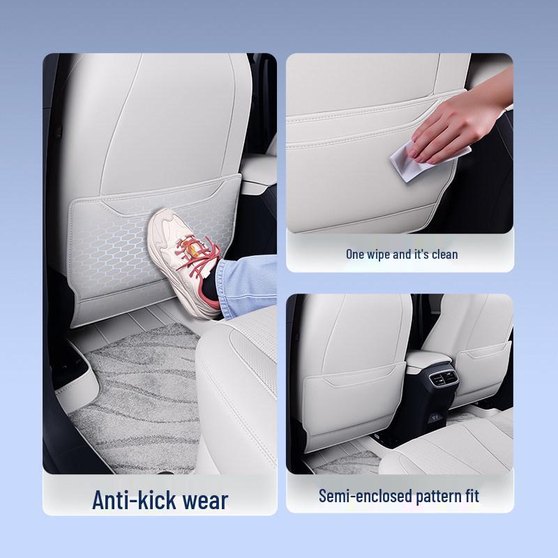 Zhi Jing L7 Rear Seat Anti-Kick Mats & Backrest Protectors: Accessory List