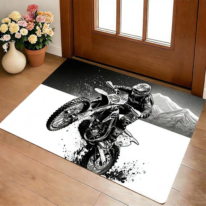 Motorcross Adventure Living Room Nonslip Area Rug Soft Carpet For Bedroom Game Playroom Sofa Office Home Decor Doormat Christmas Gift C929467