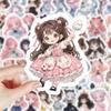 103 süße Aufkleber mit Loli-/Mädchenmotiven zur selbst gestalteten Dekoration von Notizbüchern, Planern, Wasserflaschen und Anime-Bastelarbeiten.