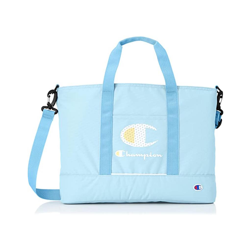 Tote Bag Lana B4 Size Storage 63554 Detachable Shoulder Strap Sax Blue [Champion] No. Women's