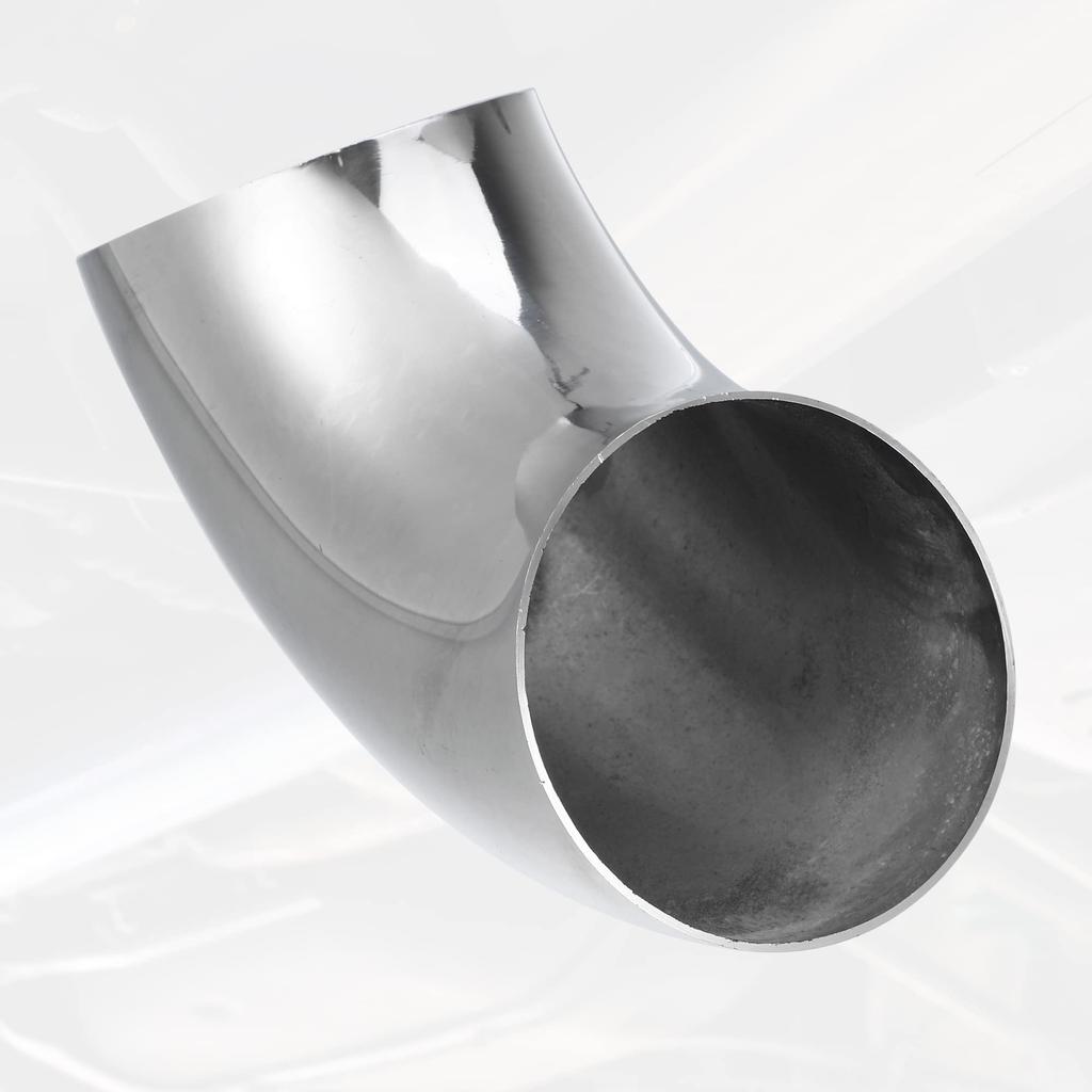 uxcell SS304 90 Degree Mandrel Bend Elbow Stainless Steel Bend Tube Exhaust Elbow Pipe