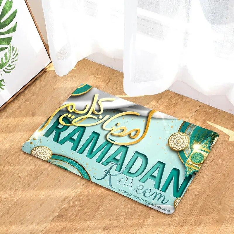 

Мусульманський молитовний килимок Килимки для підлоги Килимок для вітальні Придверний килимок Плюшевий нековзкий килимок для стільця Килимок для ванної кімнати Пухнастий килимок у спальні 40x60cm