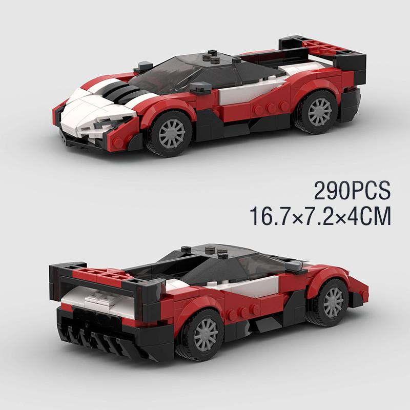 MOC Speed Racing City Car Building Blocks Great Vehicle Model Sport Brick Toys Desk Ornaments Christmas Gift For Kids Boyfriend