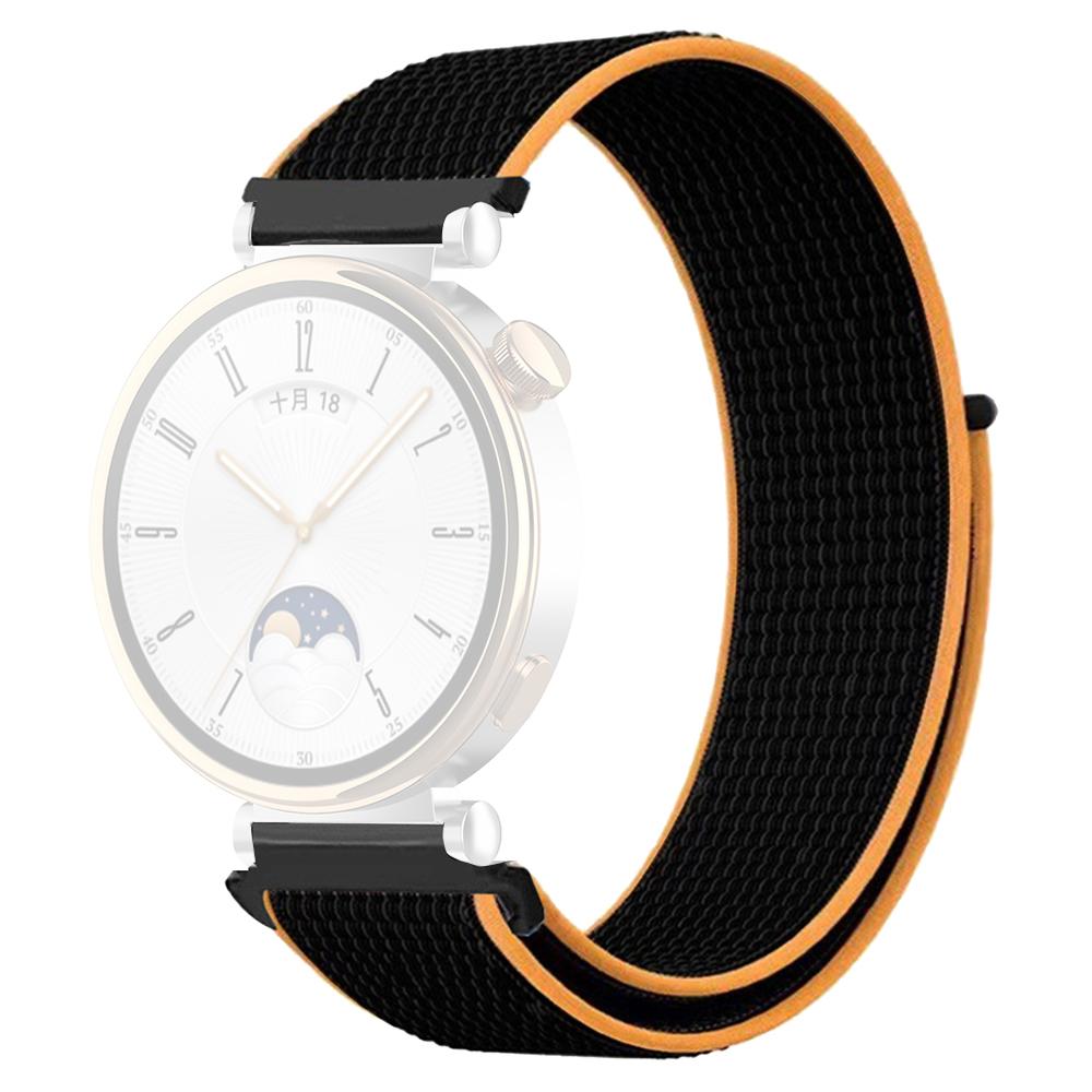 For Huawei Watch GT 4 41mm/Garmin Venu 3S Watch Band 18mm Nylon Loop Adjustable Wrist Strap