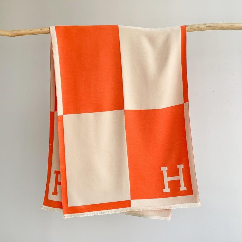 Korean-Style Houndstooth Faux Cashmere Scarf Shawl for Women - Thickened Double-Sided Winter Neck Warmer