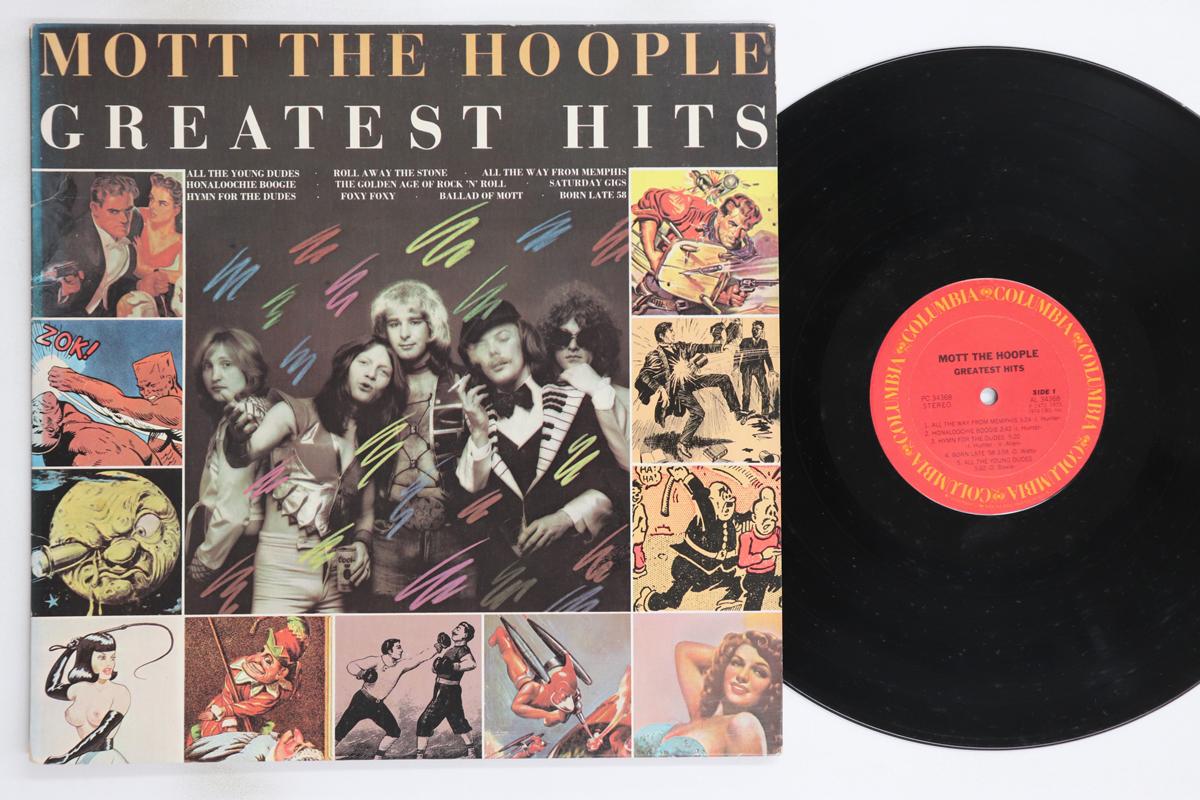 

LP Record MOTT THE HOOPLE - Greatest Hits PC34368 COLUMBIA 1976 US Rock Used