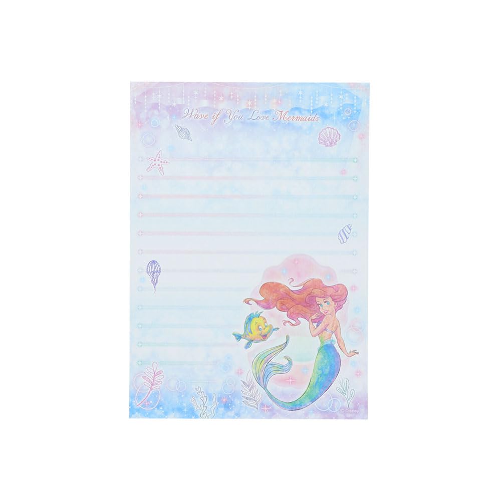 Stationery Little Mermaid Disney Goods Memo Pad A6 Little Mermaid S2849909 Sun-Star