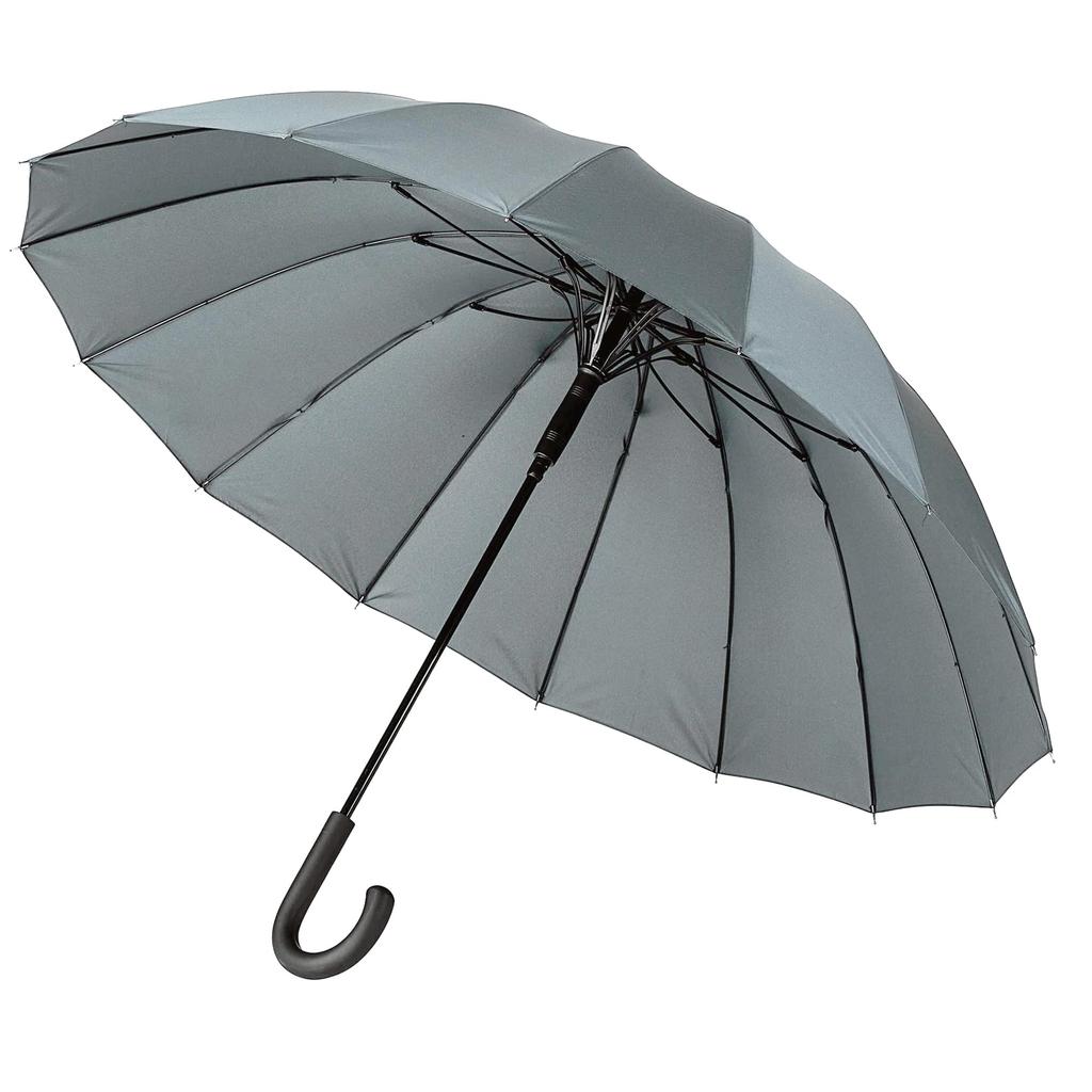 VIVICIYY Long Super Water 260T High Strength Glass Teflon Automatic Opening Cane For Both Sunny and Rainy Comes with Storage Pouch Umbrella, Men's,