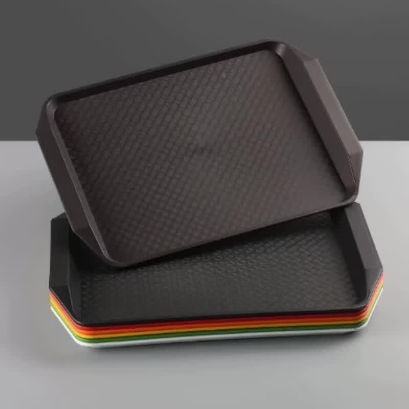 Non-slip Plastic Serving Tray